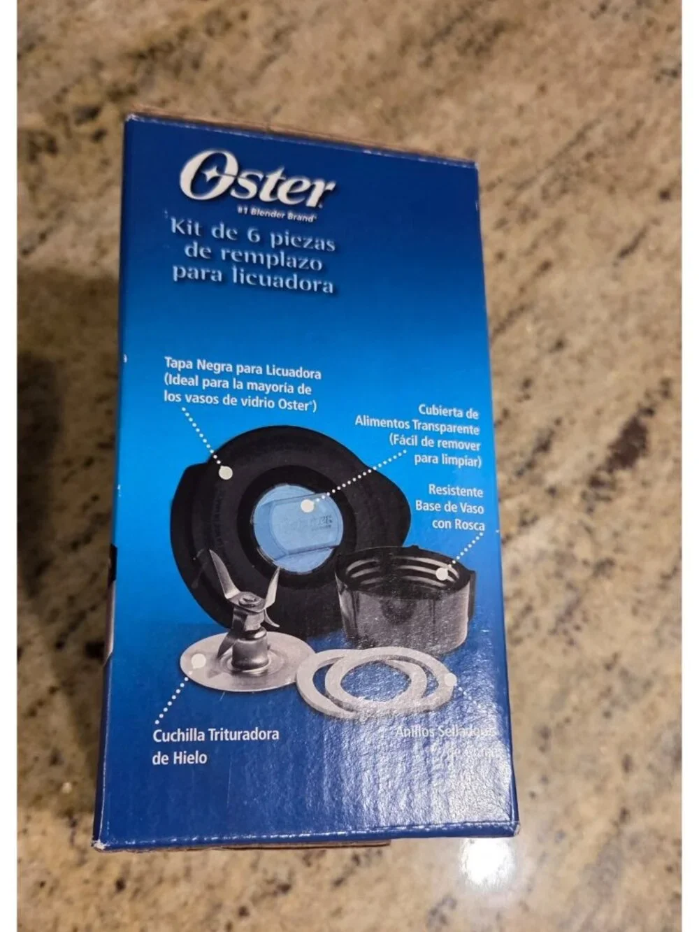 Oster Blender Replacement Parts Kit - 5 Piece * missing jar bottom cap*